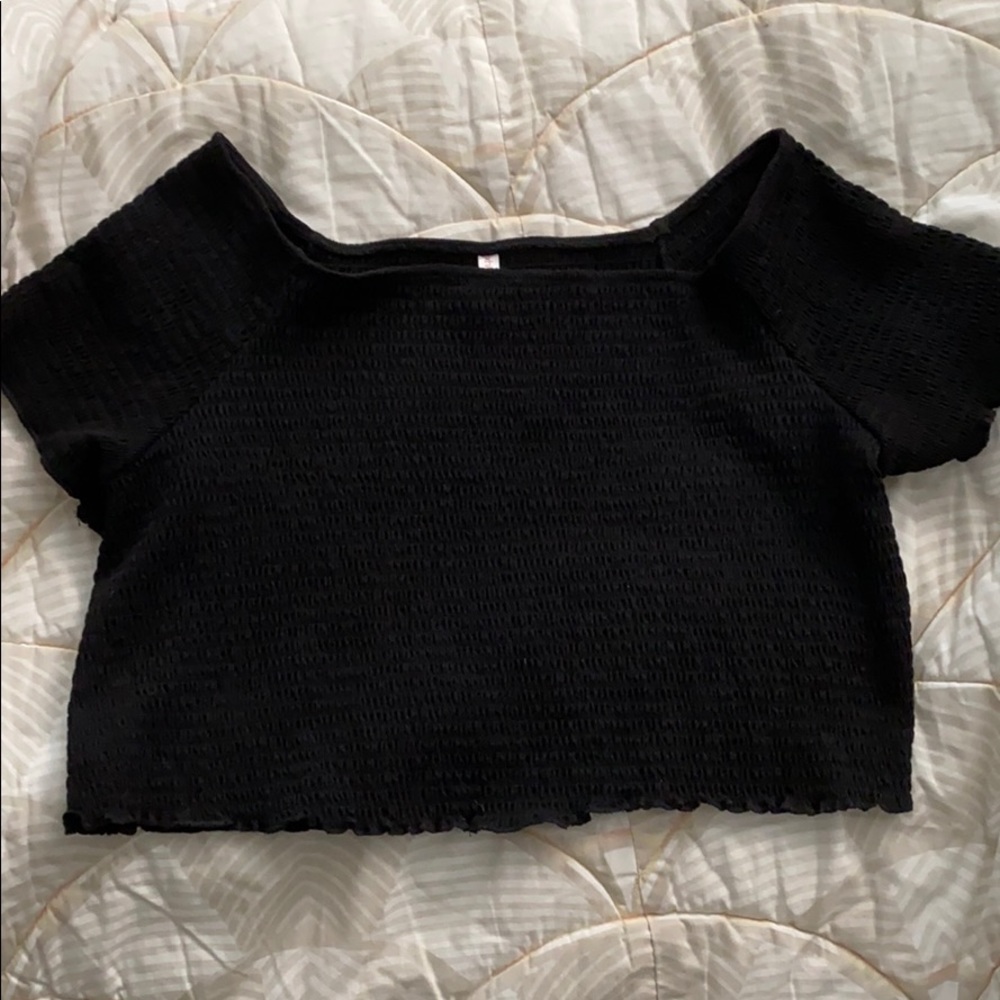 Black Crop Top